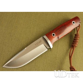 OEM Y-START FIXED BLADE RESCUE KNIFE WITH WOOD HANDLE UDTEK00640
